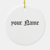 London Phone Box  Souvenir Keramisch Ornament (Achterkant)