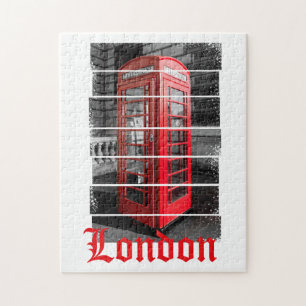 London Phone Box  Souvenir Legpuzzel
