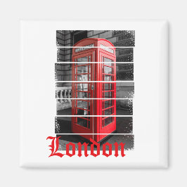 London Phone Box  Souvenir Magneet
