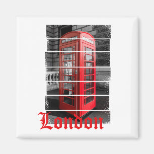 London Phone Box Souvenir Magneet