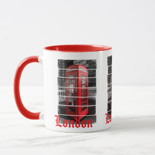 London Phone Box Souvenir Mok