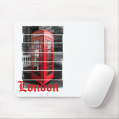London Phone Box Souvenir Muismat (Met muis)