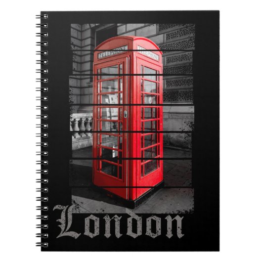 London Phone Box  Souvenir Notitieboek (Voorkant)