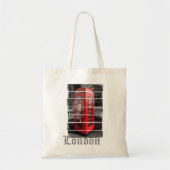 London Phone Box  Souvenir Tote Bag (Voorkant)