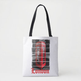 London Phone Box  Souvenir Tote Bag