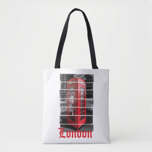 London Phone Box  Souvenir Tote Bag (Voorkant)