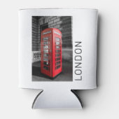 London  Phone Box UK Retro Telefoon Blikjeskoeler (Voorkant)