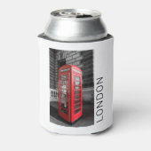 London  Phone Box UK Retro Telefoon Blikjeskoeler (Blikje Achterkant)