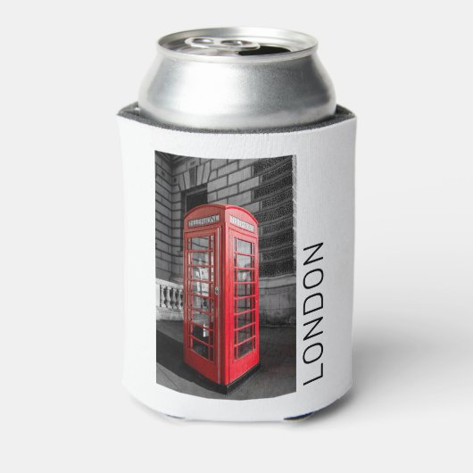 London  Phone Box UK Retro Telefoon Blikjeskoeler (Blikje Achterkant)