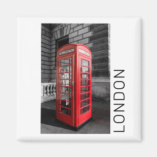 London  Phone Box UK Retro Telefoon Magneet