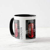 London  Phone Box UK Retro Telefoon Mok (Voorkant links)