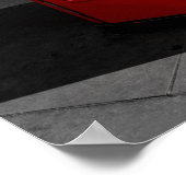 London  Phone Box UK Retro Telefoon Poster (Hoek)