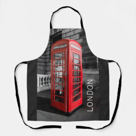 London  Phone Box UK Retro Telefoon Schort