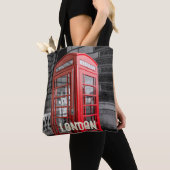 London  Phone Box UK Retro Telefoon Tote Bag (Dichtbij)