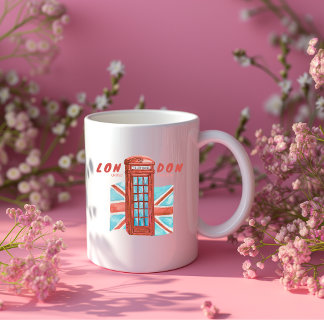 London Phonebooth Grote Koffiekop