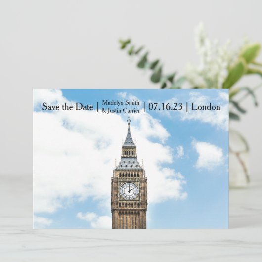 London Photo - Save the Date (Staand voorkant)