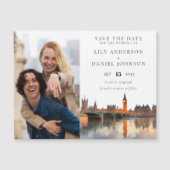 London Photo Wedding Save The Date Magnetische Uitnodiging (Voorkant)