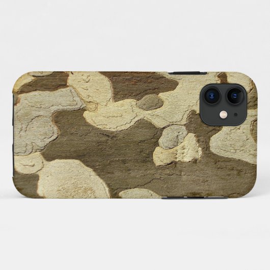 London Plane Tree Bark iPhone / iPad Case (Achterkant (horizontaal))