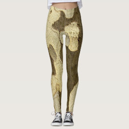 London Plane Tree Bark Leggings