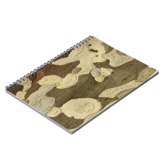 London Plane Tree Bark Photo Notebook Notitieboek (Linkerzijde)