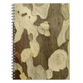 London Plane Tree Bark Photo Notebook Notitieboek (Voorkant)