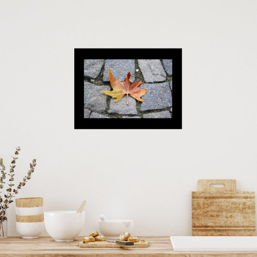 London Plane Tree Leaf Poster (Keuken)