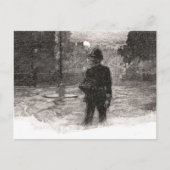 London Policeman at Night Briefkaart (Voorkant)