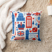 London Pop Icons Coaster  Kussen (Deken)