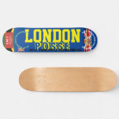 LONDON POSSE 8 1/4" Skateboarddek Persoonlijk Skateboard (Horizontaal)