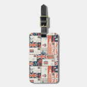 London Post Bagagelabel (Voorkant verticaal)