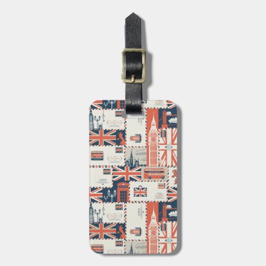 London Post Bagagelabel (Voorkant verticaal)