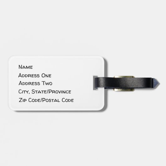 London Post Bagagelabel (Achterkant horizontaal)