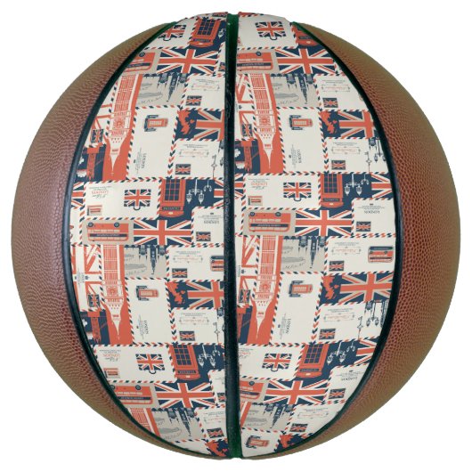 London Post Basketball Basketbal (Verticaal)