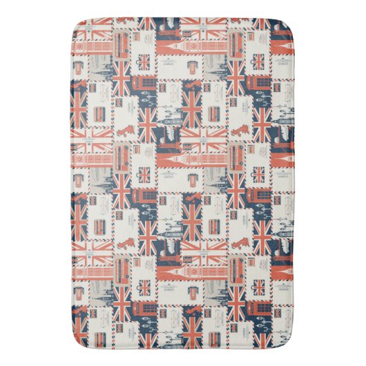 London Post Bath Mat (Voorkant Verticaal)