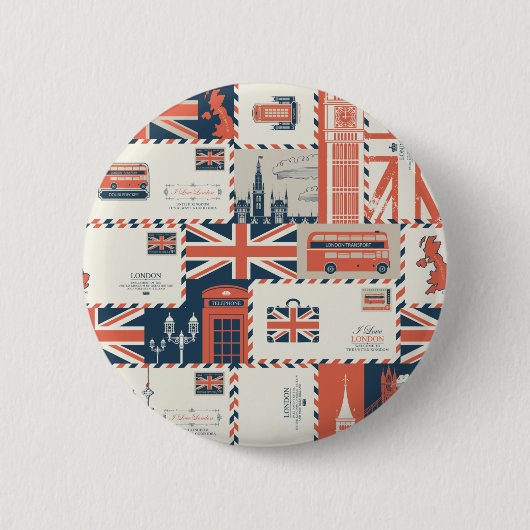 London Post Button (Voorkant)