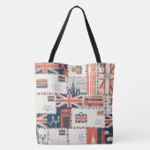 London Post Canvas tas (Achterkant)