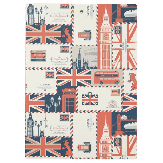 London Post Clipboard Klembord (Achterkant)