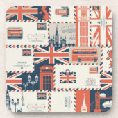 London Post Cork-Backed Onderzetters (Voorkant)