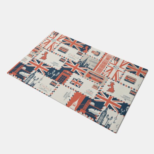 London Post Doormat Deurmat (Schuin)