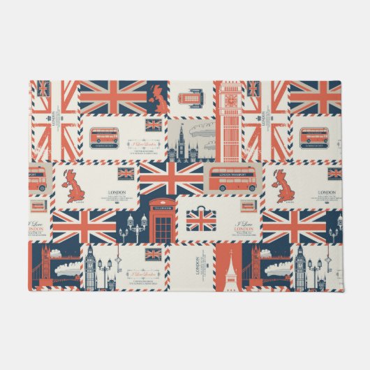 London Post Doormat Deurmat (Voorkant)