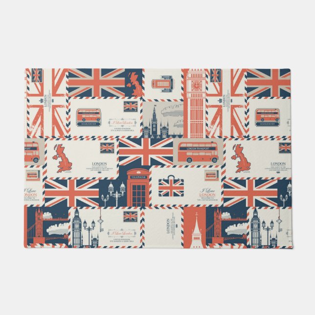 London Post Doormat Deurmat (Voorkant)