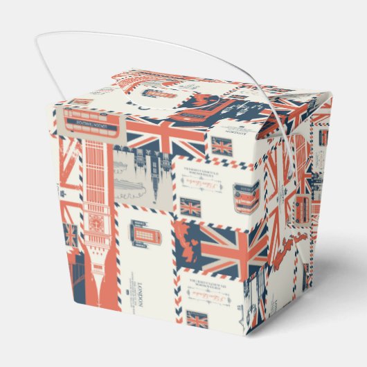 London Post Favor Box Bedankdoosjes (Achterkant)