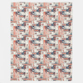 London Post Fleece Blanket Deken (Voorkant)