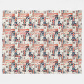 London Post Fleece Blanket Deken (Voorkant (Horizontaal))