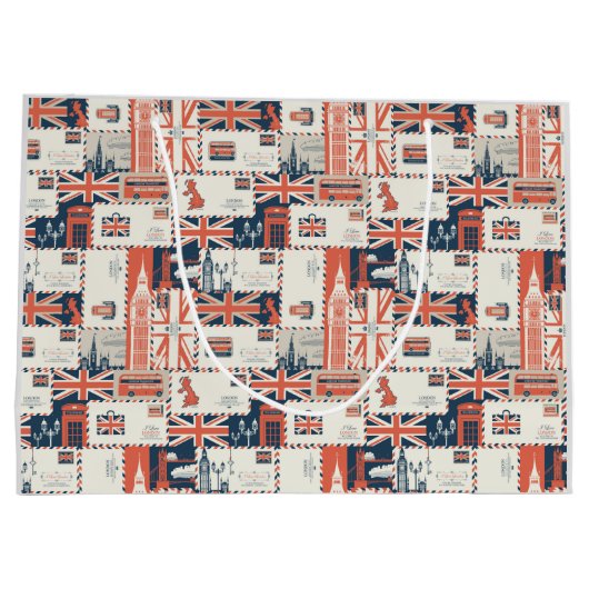 London Post Gift Bags Groot Cadeauzakje (Achterkant)