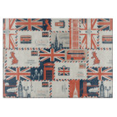 London Post Glass Cutting Board Snijplank (Voorkant)