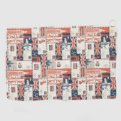London Post Golf Towel Golfhanddoek (Horizontaal)