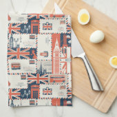 London Post Kitchen Towel Theedoek (Quarter Fold)