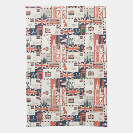 London Post Kitchen Towel Theedoek (Verticaal)