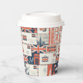 London Post Paper Cups Papieren Bekers (Links)